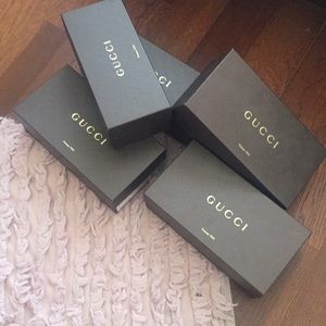 Gucci shoe boxes